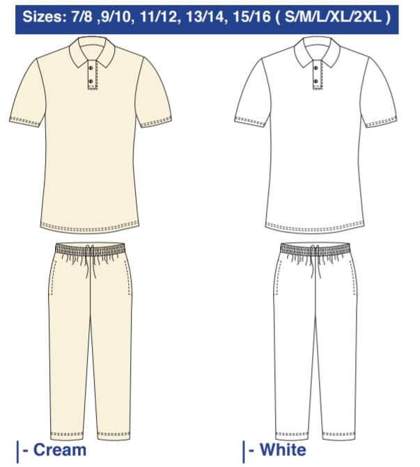 Cricket Shirt & Pants Set - gr8sportskits