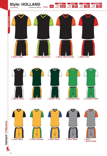 Soccer Kits - 16 Team Basic Pack - gr8sportskits