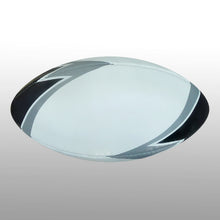 Load image into Gallery viewer, Rugby Ball Black/silver/white Size Midi - Ideal for Branding Your Logo On - gr8sportskits