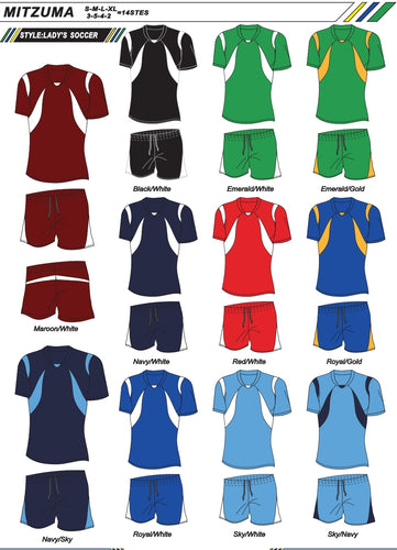 Soccer Kit Combo Basic Set - Ladies / Women's Portugal Style - gr8sportskits